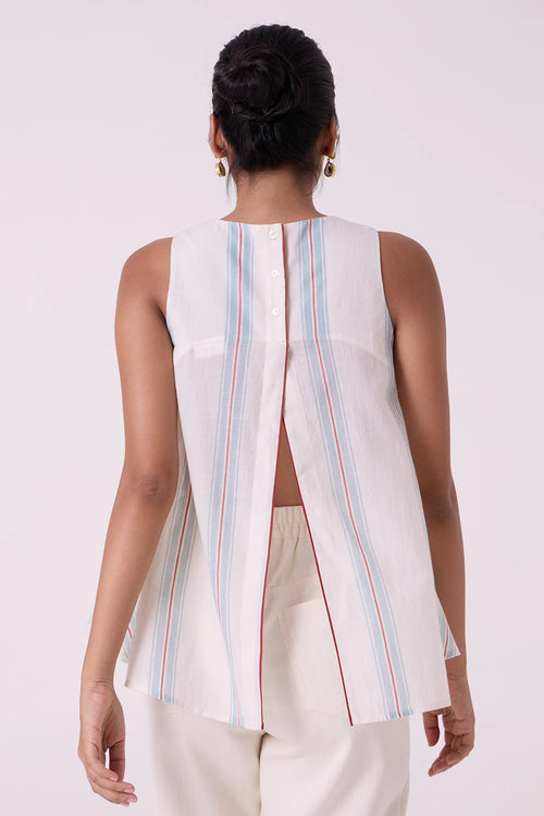 Mizu Striped Handwoven Tent Top
