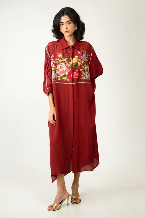 Soft Echo Kaftan Dress