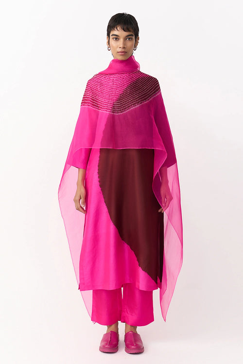Shibori Rani Organza Dupatta