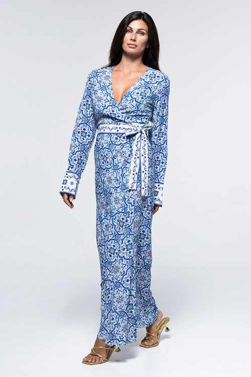 Robe Valina Blue Tile