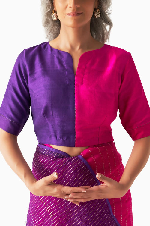 Purple Rani Dual Blouse