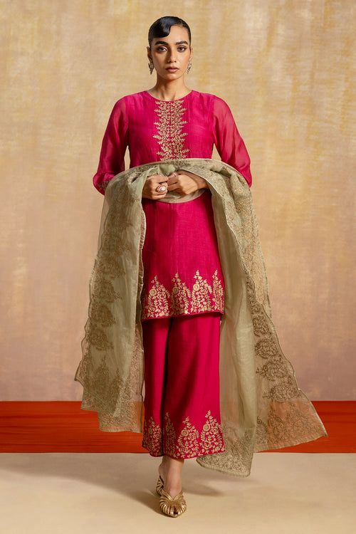 Dastaan Pink Suit Set