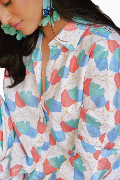 Faraway Floral Printed Shirt and Shorts
