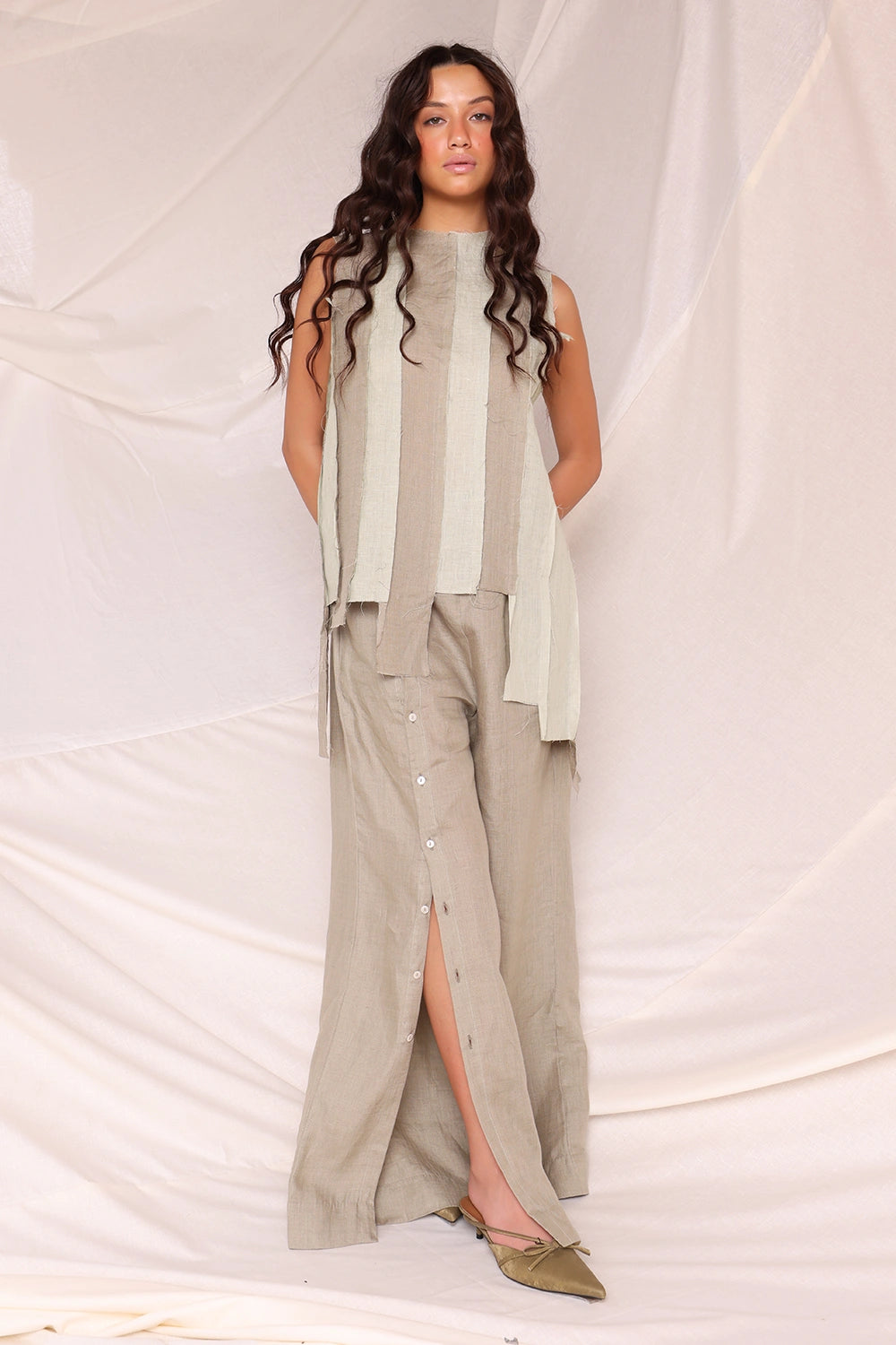 Myro Sage Green Down Pants