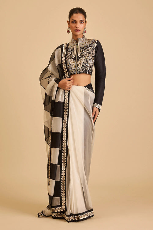 Miraas Butterfly Yoke Saree