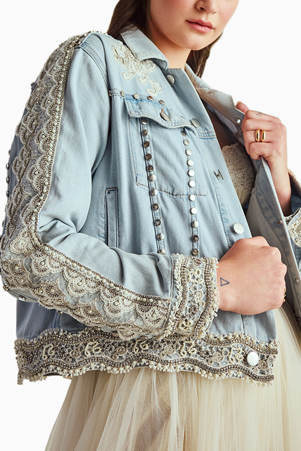 Scalloped Lace Jacket