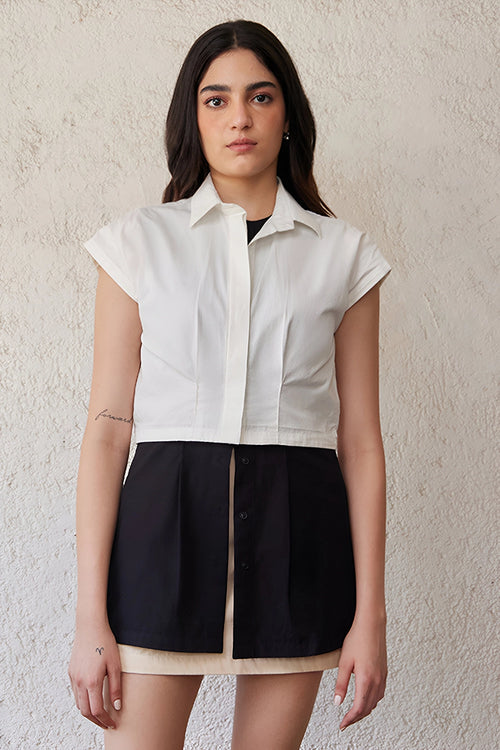 Galleria Shirt with Mini Skirt