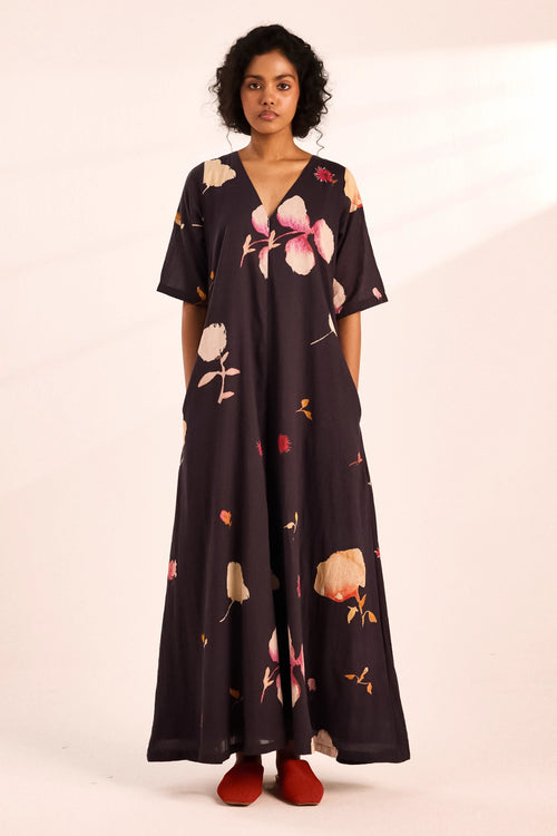 Charcoal Gardens Jumpsuit
