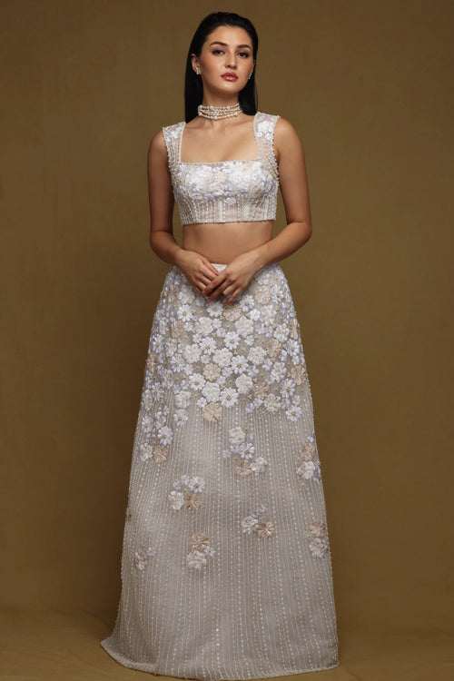 Bunch Floral Skirt Set