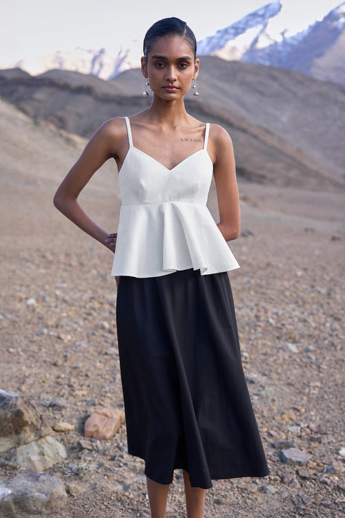 Sleeveless Top & Skirt Set