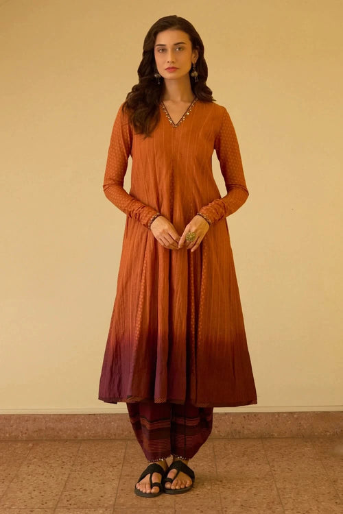 Rekha Kurta and Kumud Pant with Pihu Dupatta and Usha Gilet