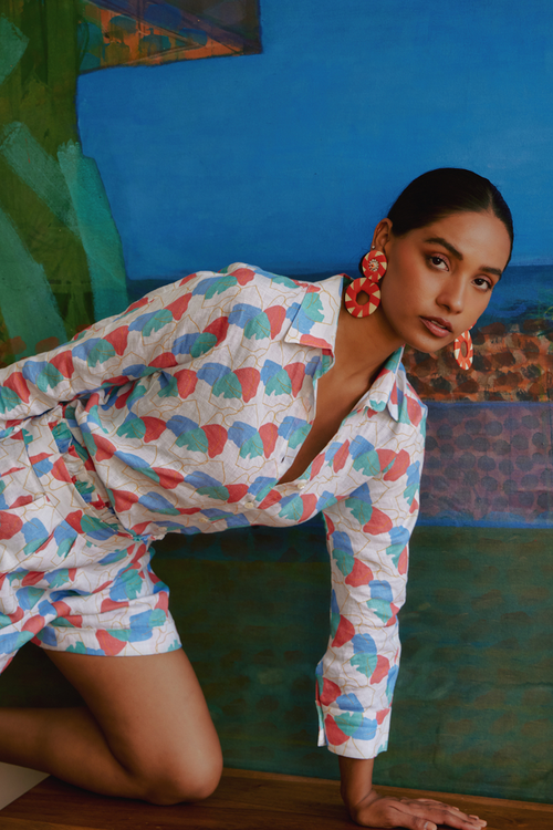 Faraway Floral Printed Shirt and Shorts
