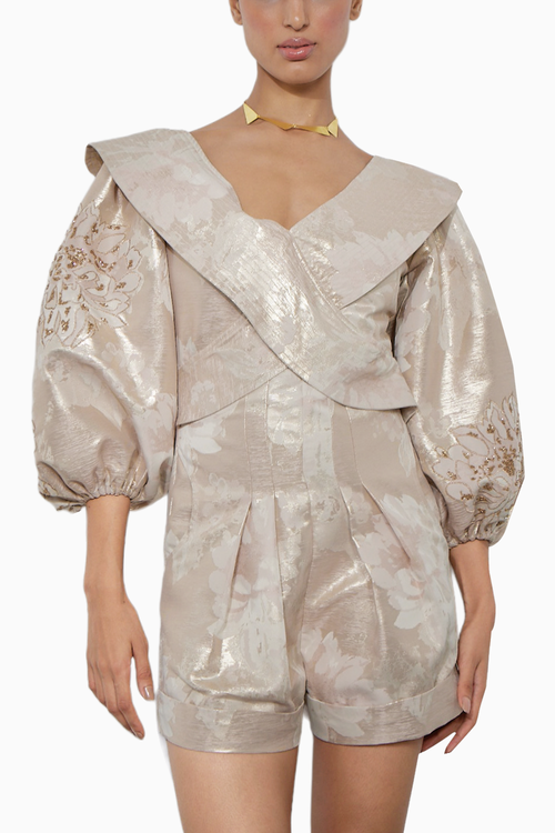 Jacquard Romper