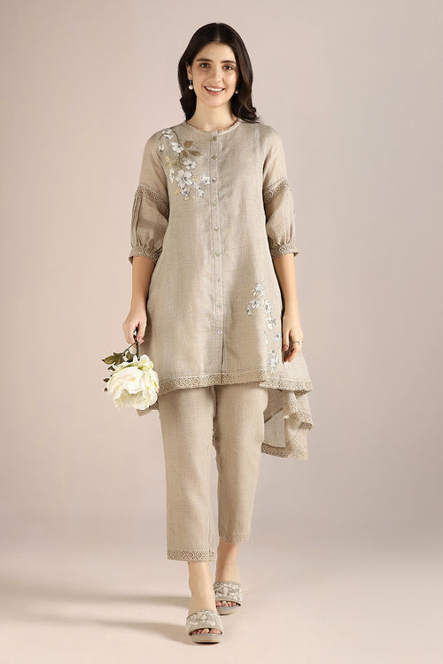 Camelia Ice Cream Cone Naturl Co-ord Set