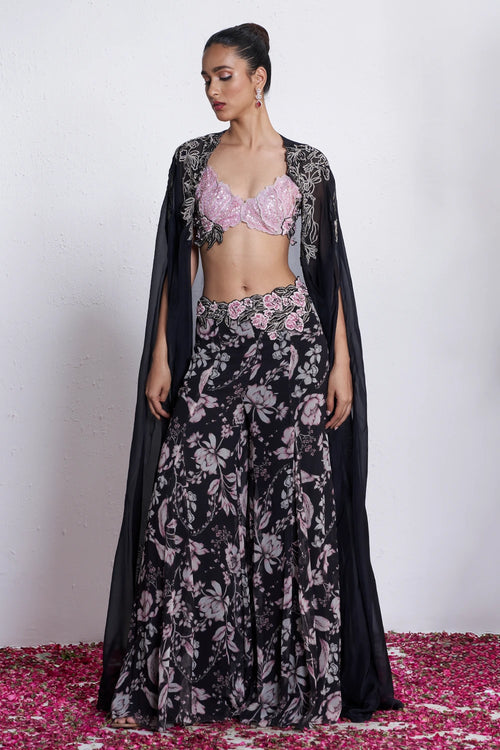 Empress Of Night Sharara Set