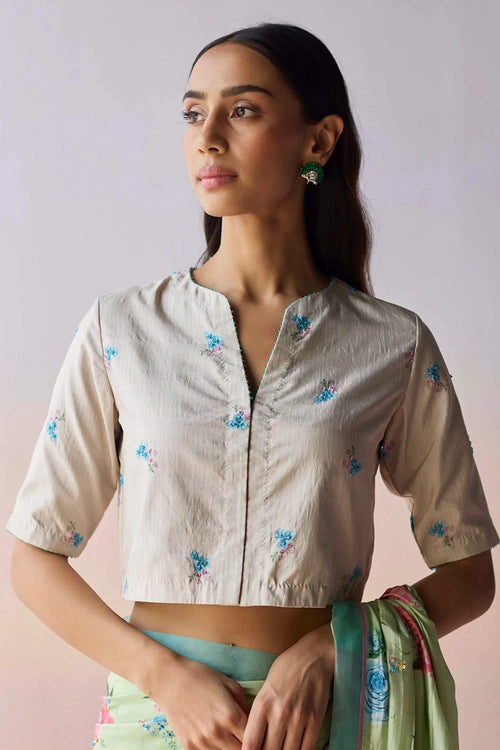 SoulFlower Green Blouse