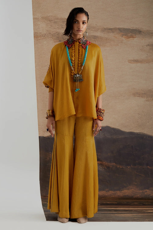 Yellow Topasz Mandala Shirt Set