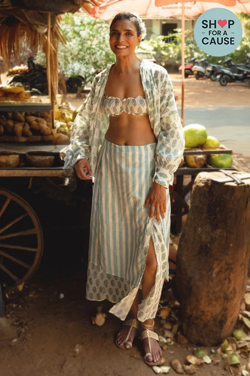 Blue Mangalore Skirt