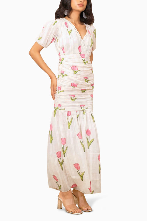 Rosa Tulip Maxi Dress