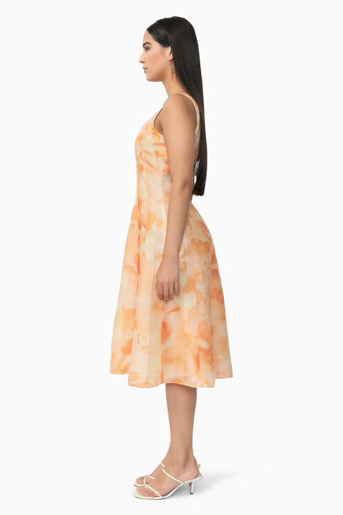 Orange Mira Dress
