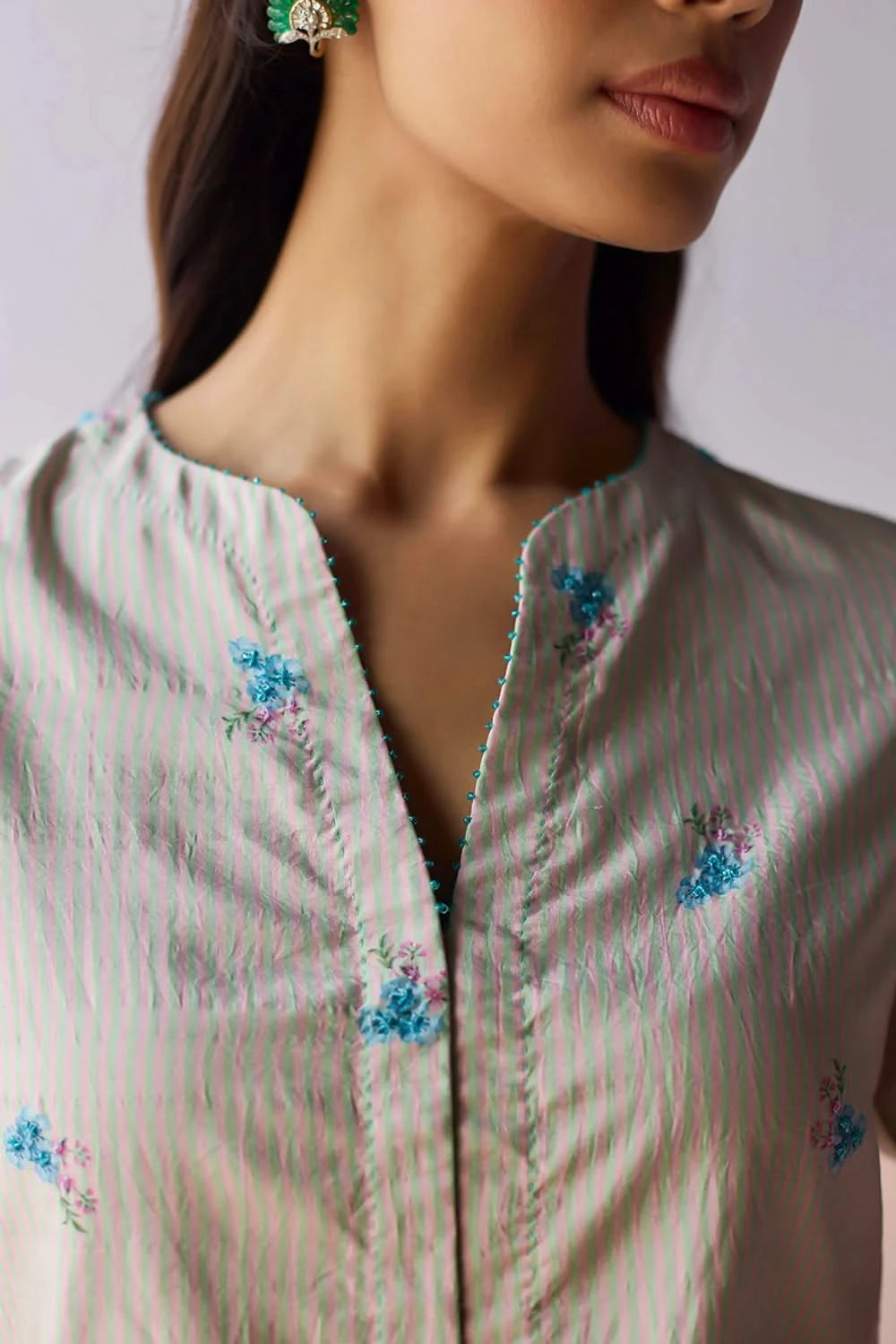 SoulFlower Green Blouse