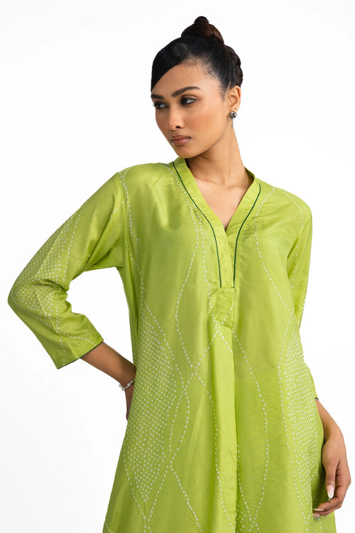 Lime Green Maze Co-ord Set