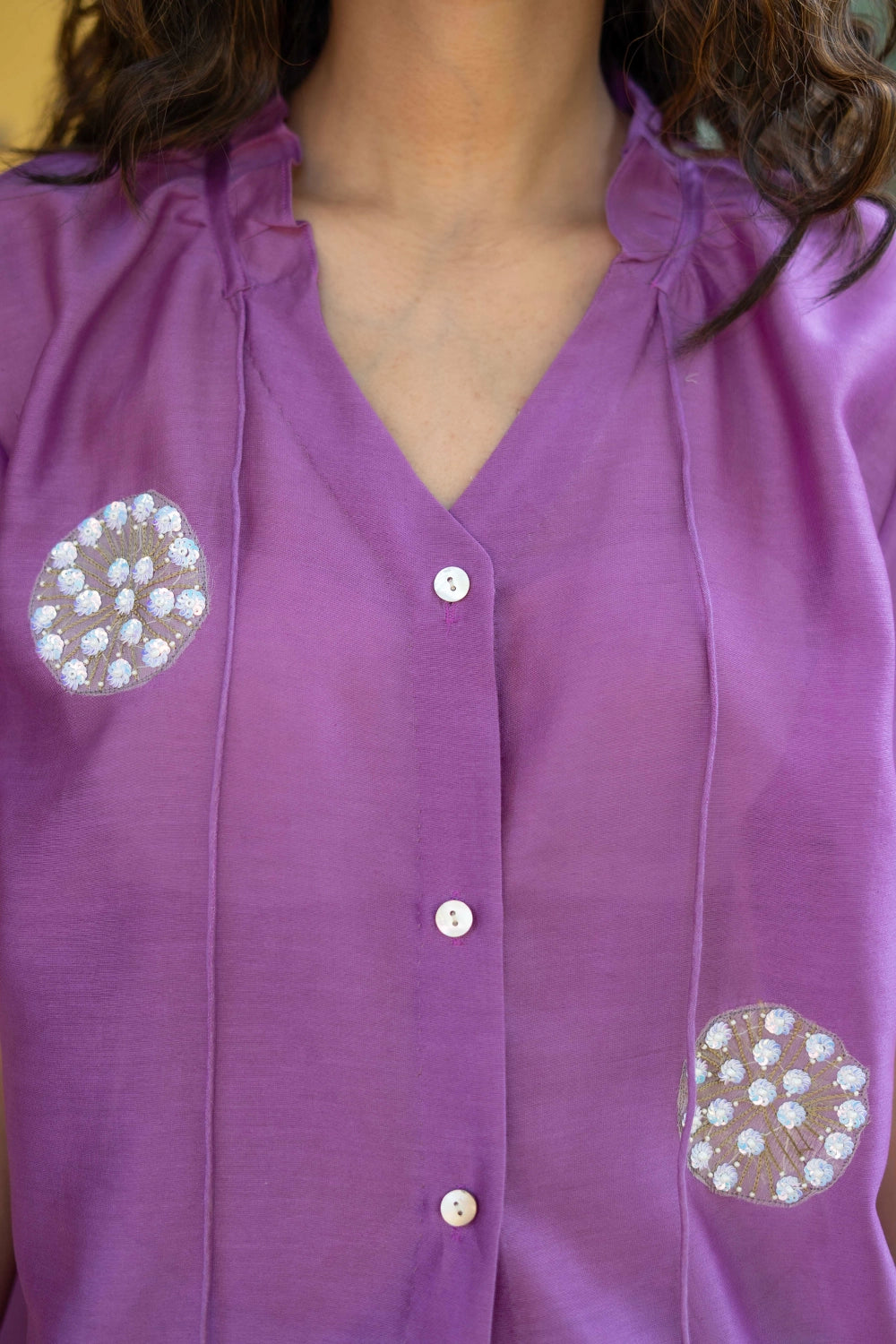 Lavender Greece Shirt