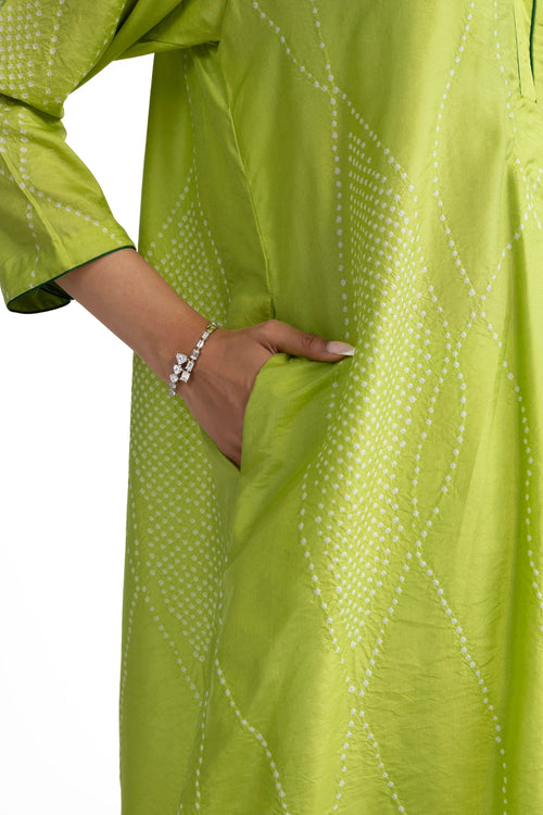 Lime Green Maze Co-ord Set