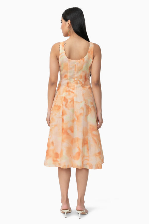 Orange Mira Dress