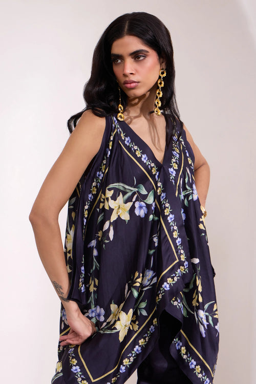 Fleur Archive Scarf Top