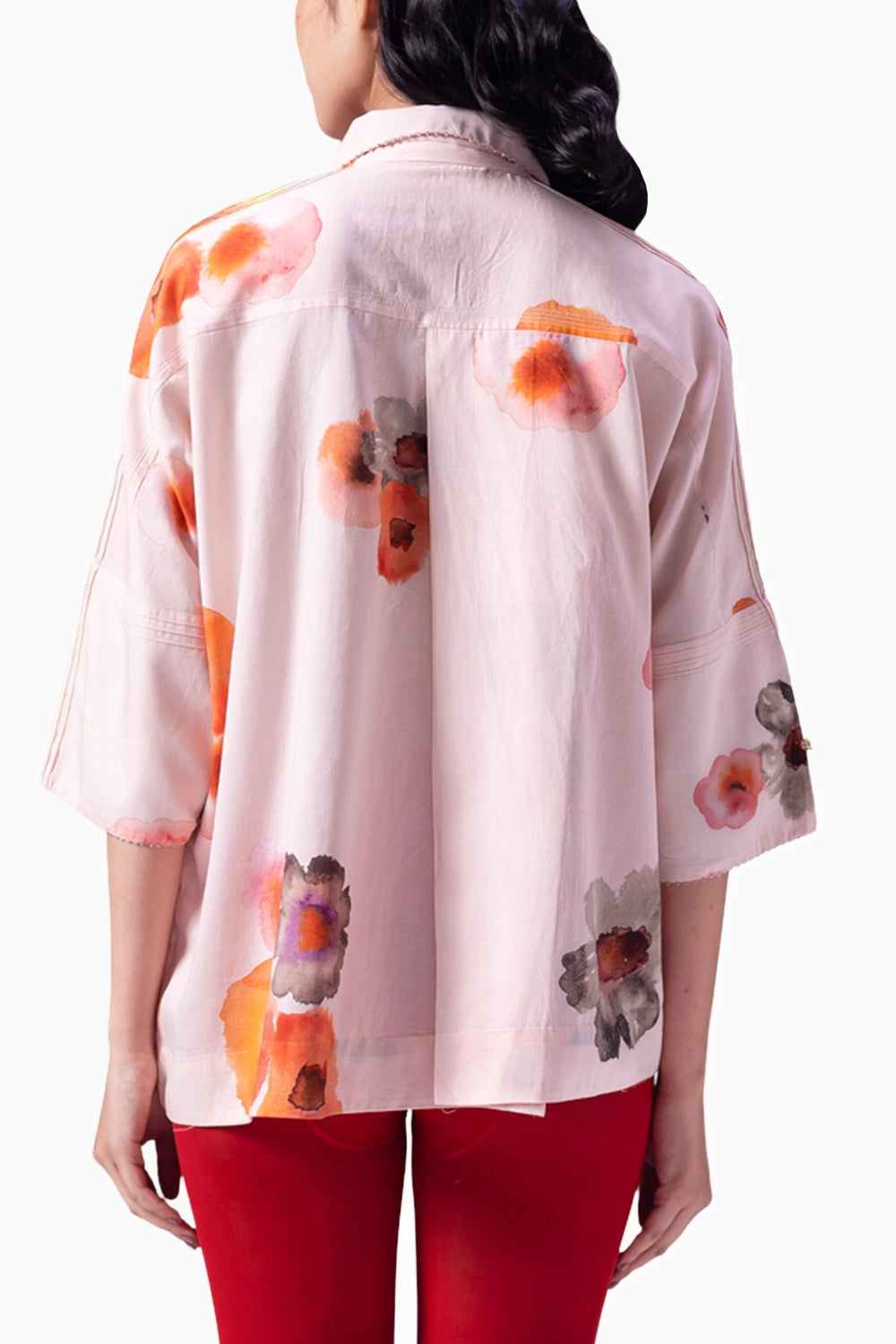 Yugen Pink Ella Print Top