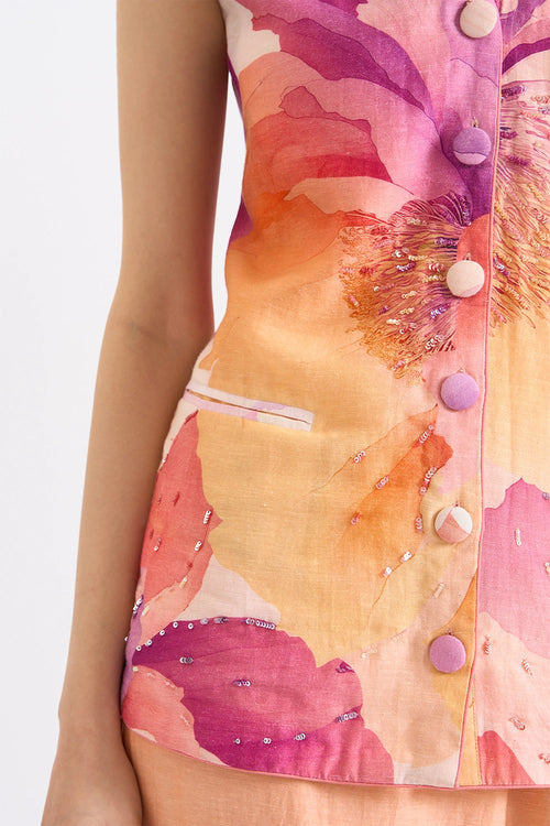 Blossom Dusk Waistcoat Co-ord Set