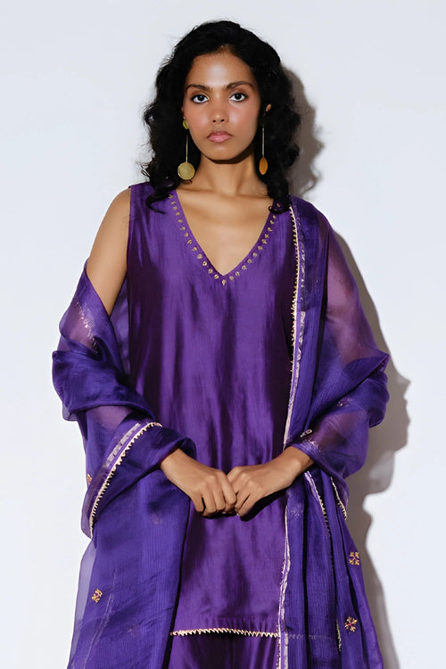 Angoor Silk Sharara Set