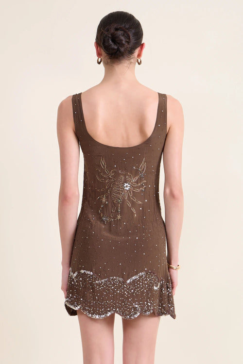 Celeste Embellishment Embroidered Dress