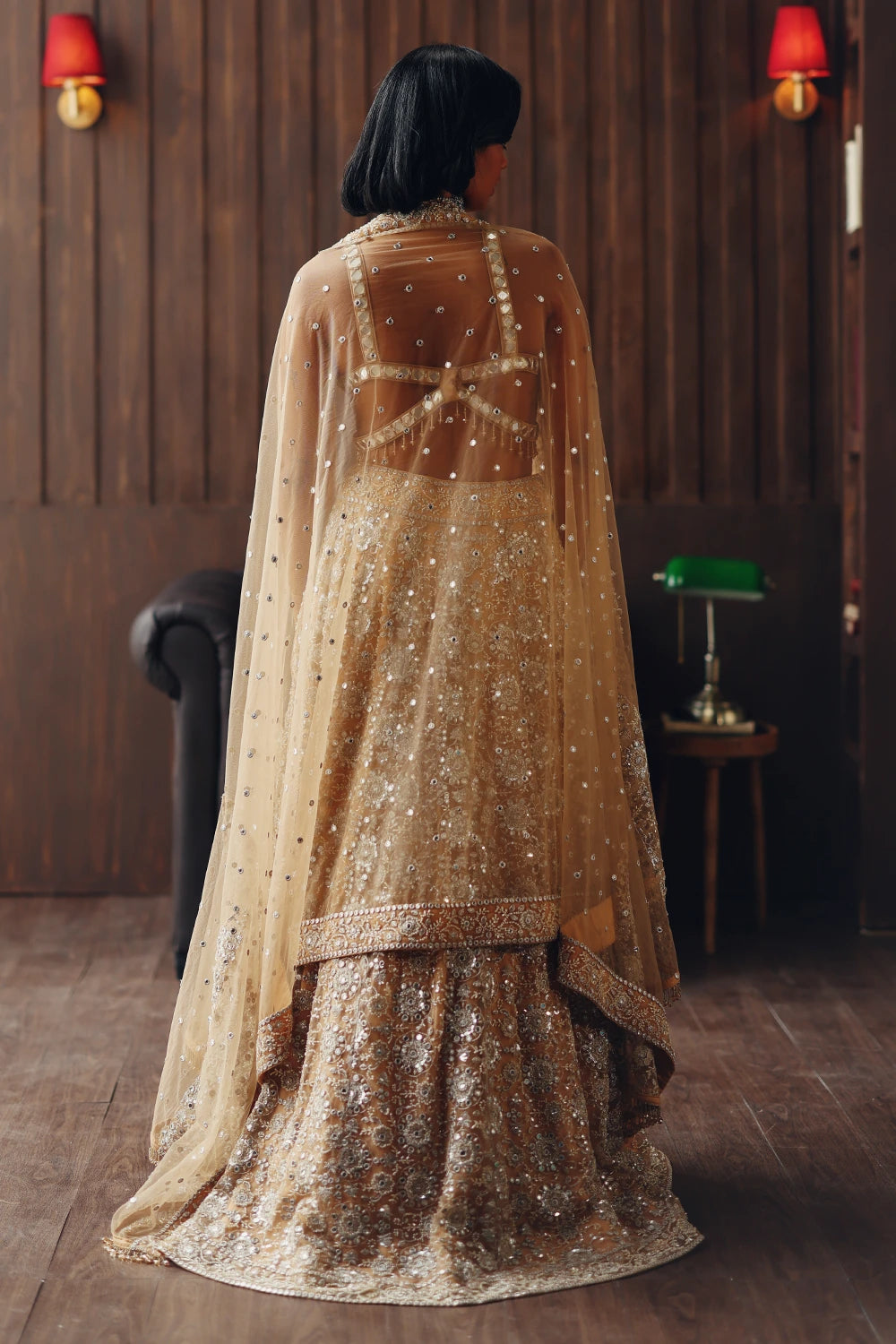 Golden Mirage Lehenga Set