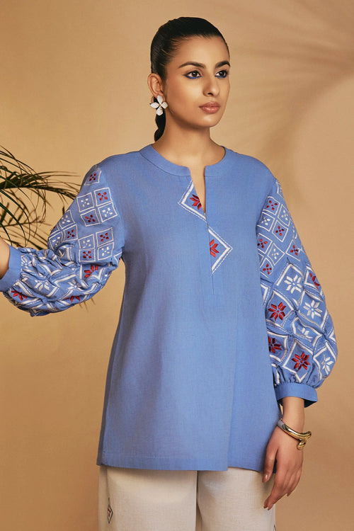 Blue Rainforest Blouse