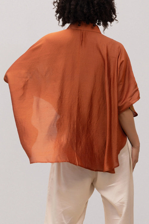 Eeda Varq Brown Mosaic Kaftan