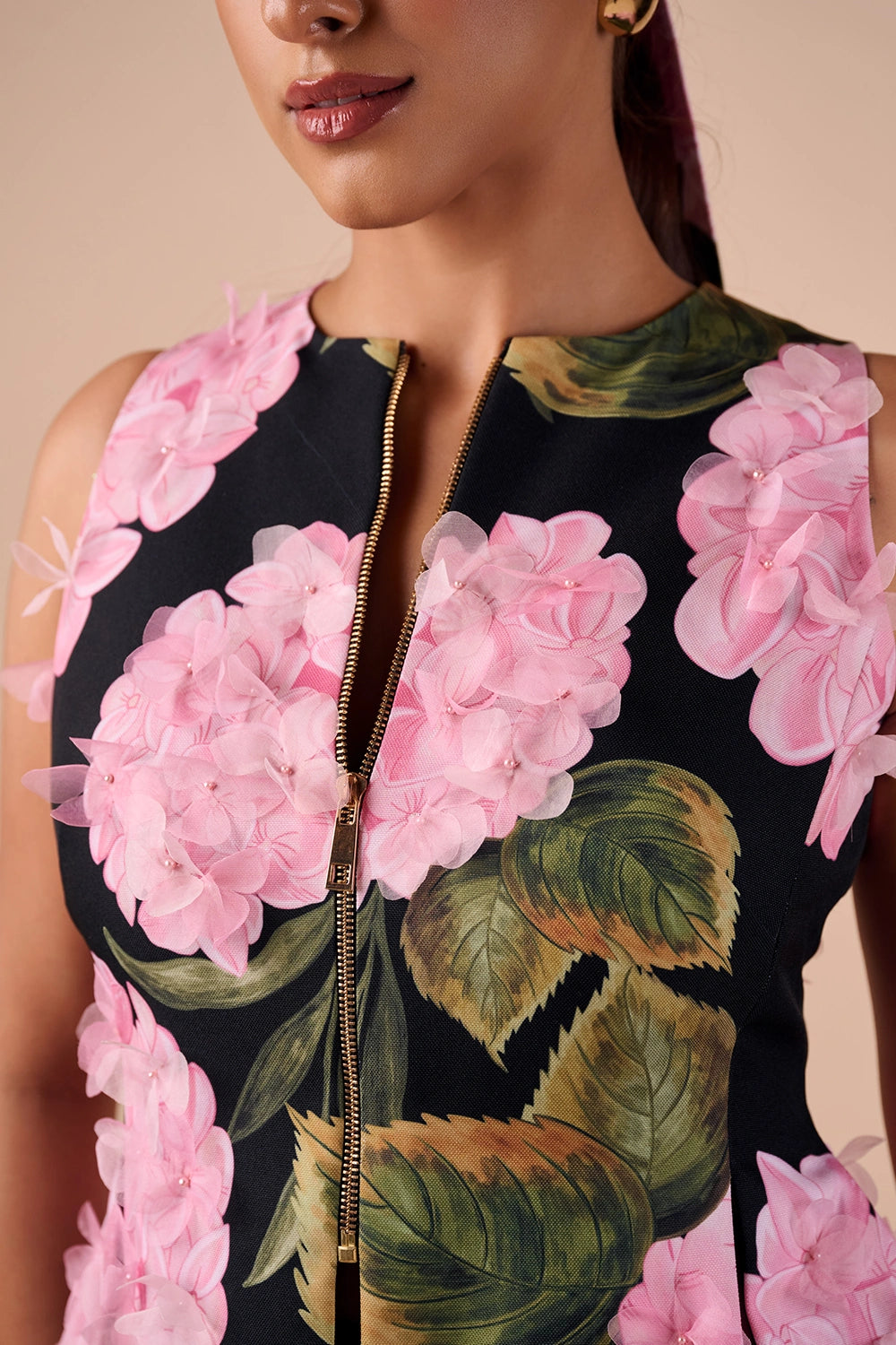 Hydrangea Peplum Top