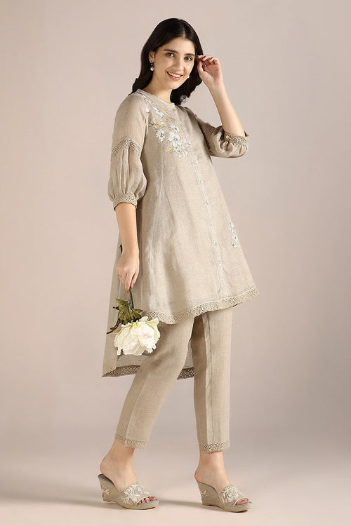 Camelia Ice Cream Cone Naturl Co-ord Set