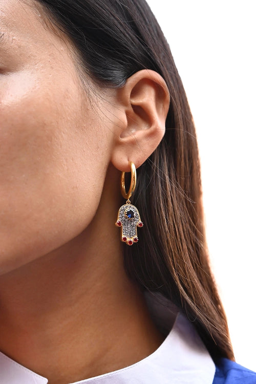 Hamsa Hoops Medium