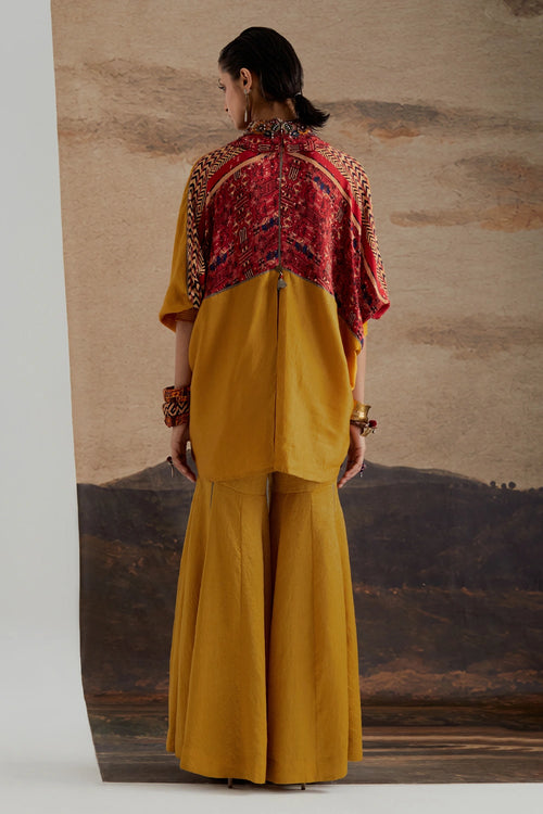 Yellow Topasz Mandala Shirt Set