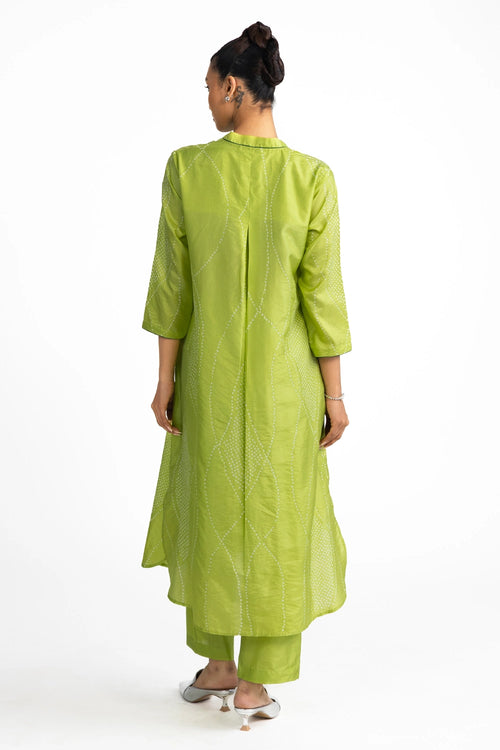 Lime Green Maze Co-ord Set