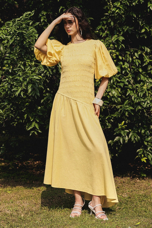The Golden Haze Dress