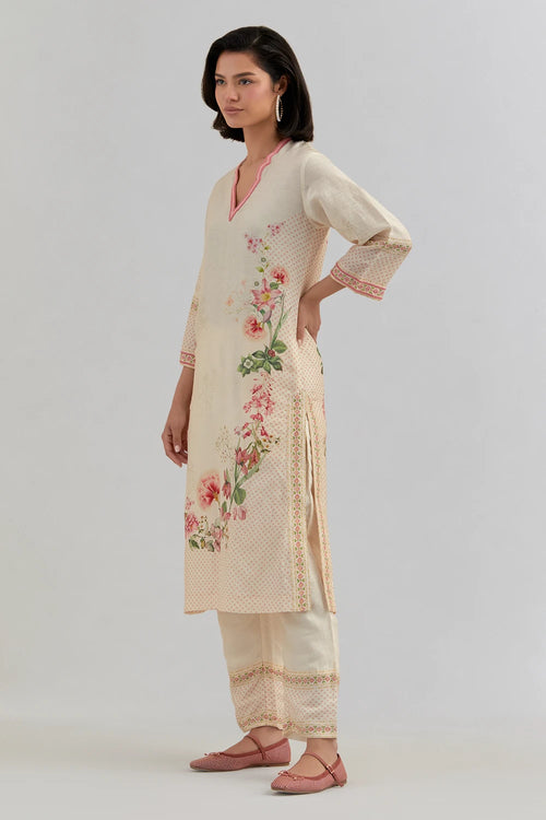 Malibu Pink Kurta Set