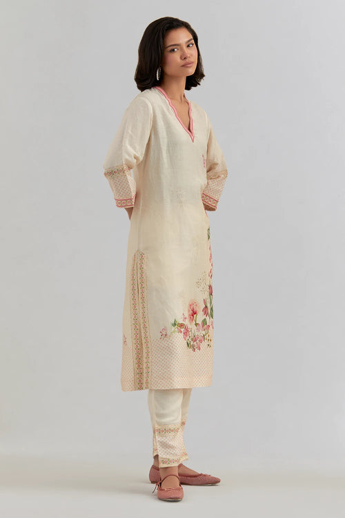 Malibu Pink Kurta Set