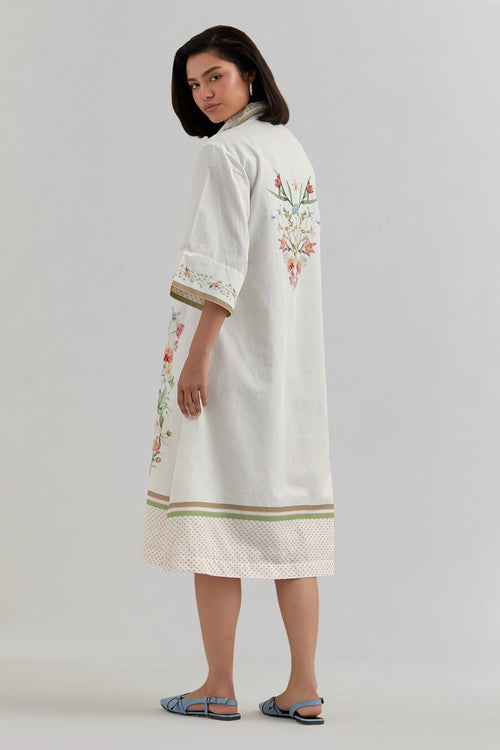 Bouquet Shirt Dress