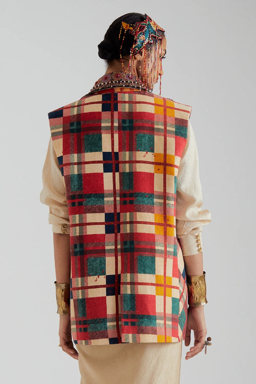 Noori Double Breasted Vest
