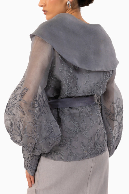 Aelora Grey Top