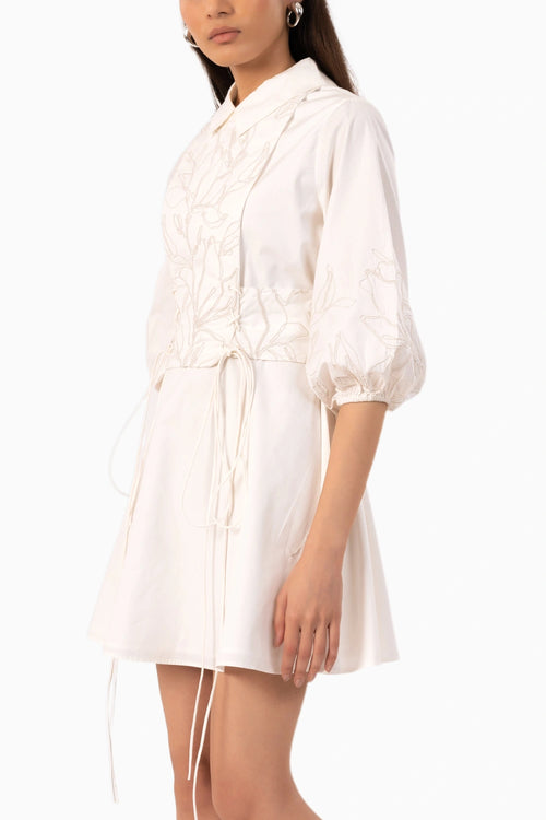 Wildflower Waltz White Dress