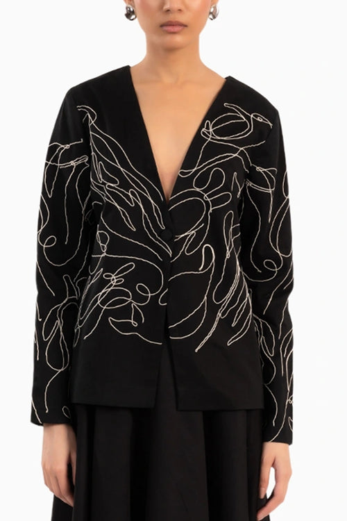 Oceane Black Blazer